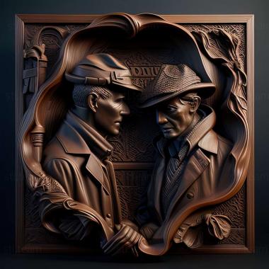 3D model The Testament of Sherlock Holmes game (STL)